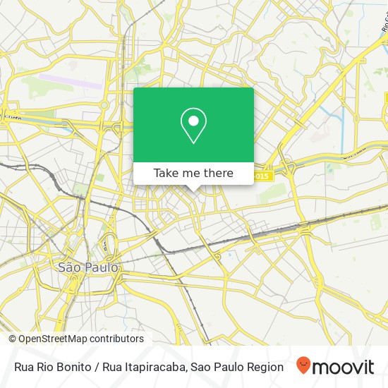 Mapa Rua Rio Bonito / Rua Itapiracaba