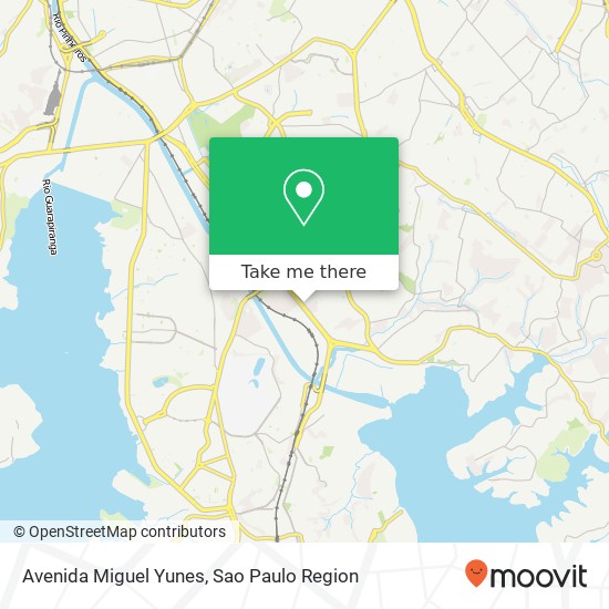 Mapa Avenida Miguel Yunes