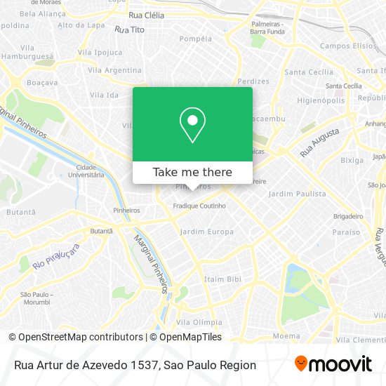 Rua Artur de Azevedo  1537 map