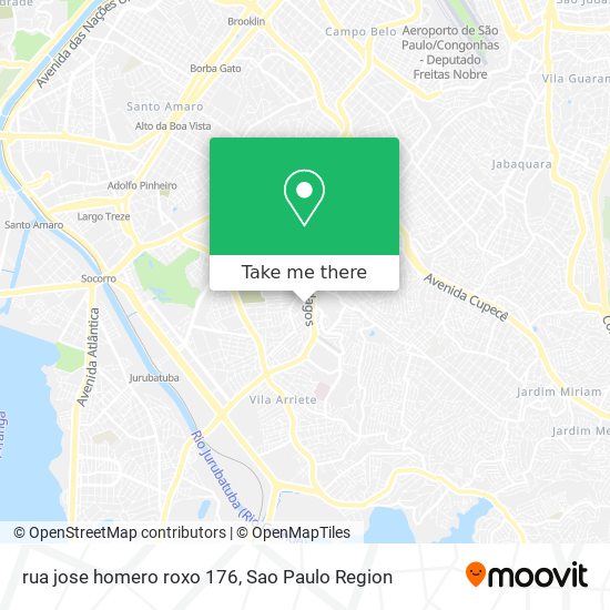 Mapa rua jose homero roxo  176