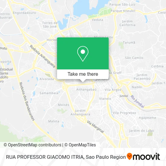 RUA PROFESSOR GIACOMO ITRIA map