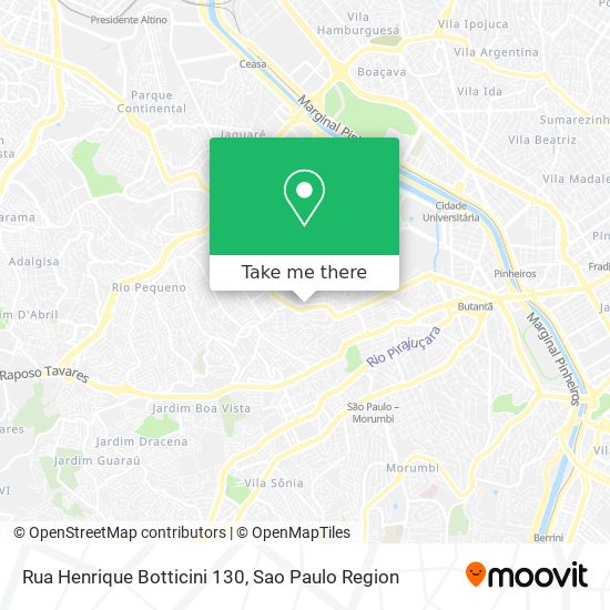 Rua Henrique Botticini 130 map