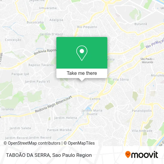 TABOÃO DA SERRA map