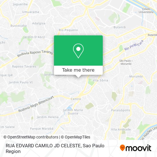 RUA EDVARD CAMILO  JD CELESTE map