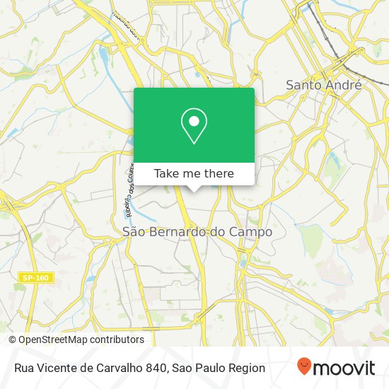 Rua Vicente de Carvalho 840 map