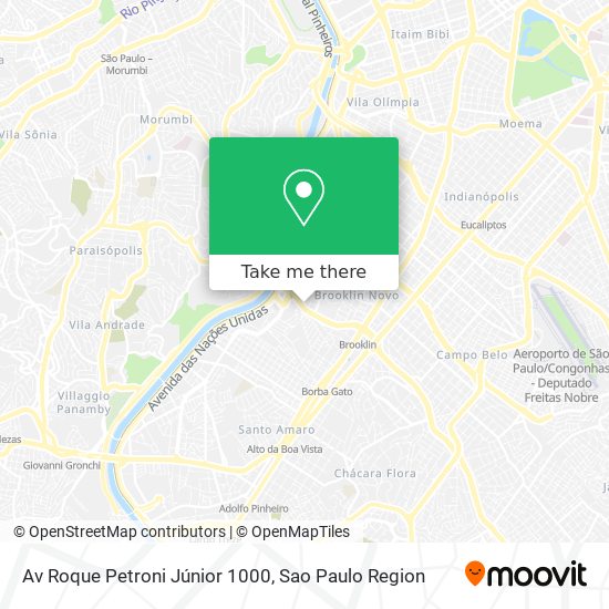 Mapa Av  Roque Petroni Júnior  1000