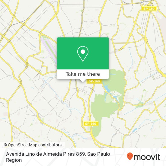 Mapa Avenida Lino de Almeida Pires 859