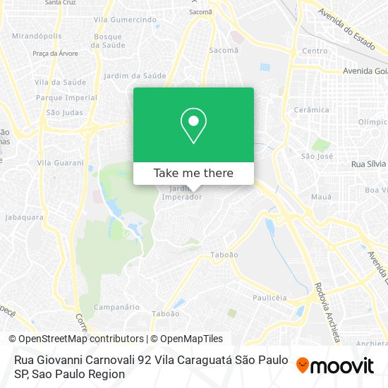 Rua Giovanni Carnovali  92   Vila Caraguatá   São Paulo   SP map