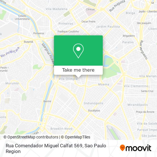 Mapa Rua Comendador Miguel Calfat  569