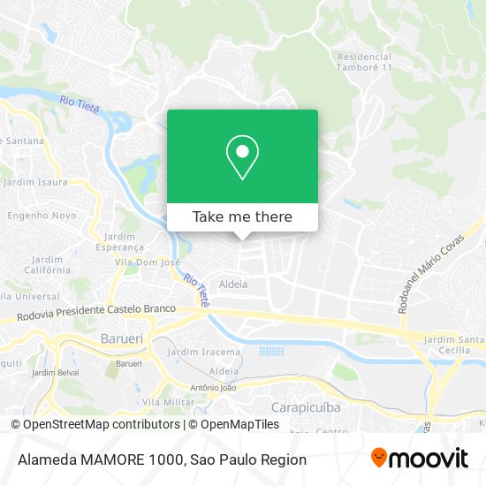 Mapa Alameda MAMORE 1000