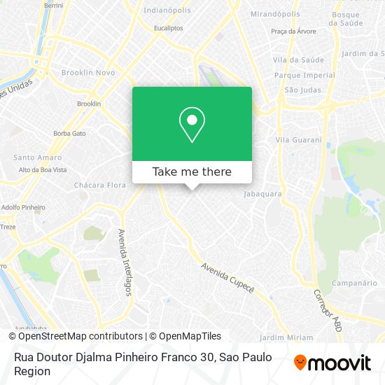 Rua Doutor Djalma Pinheiro Franco 30 map