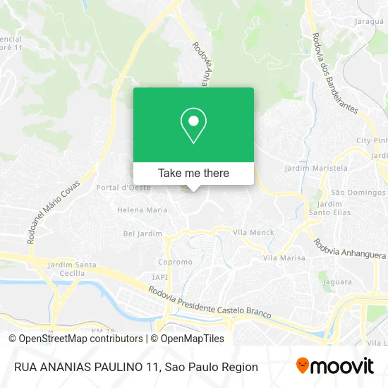 RUA ANANIAS PAULINO 11 map
