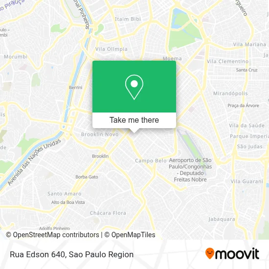 Rua Edson 640 map