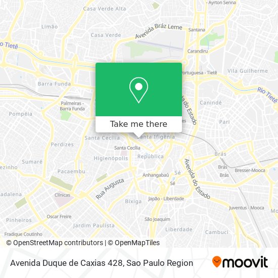 Mapa Avenida Duque de Caxias 428