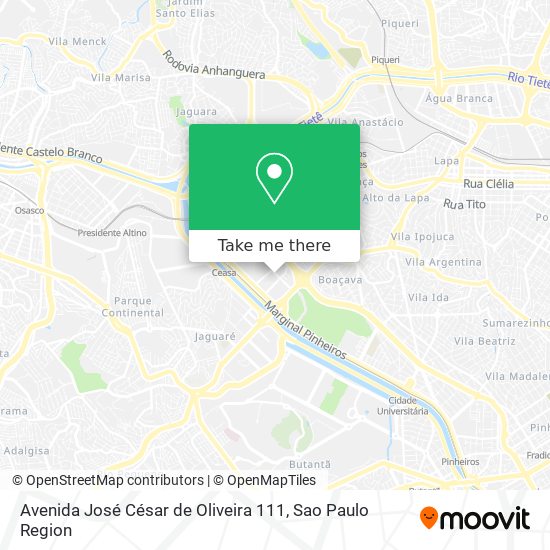 Avenida José César de Oliveira 111 map