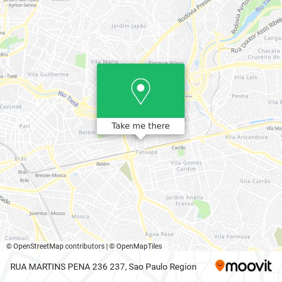 RUA MARTINS PENA  236 237 map