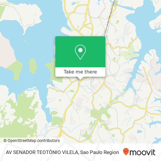 Mapa AV SENADOR TEOTÔNIO VILELA