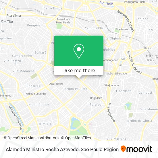 Alameda Ministro Rocha Azevedo map