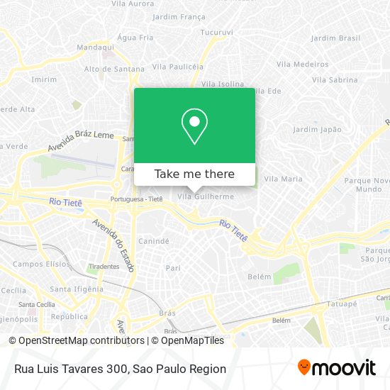 Rua Luis Tavares  300 map