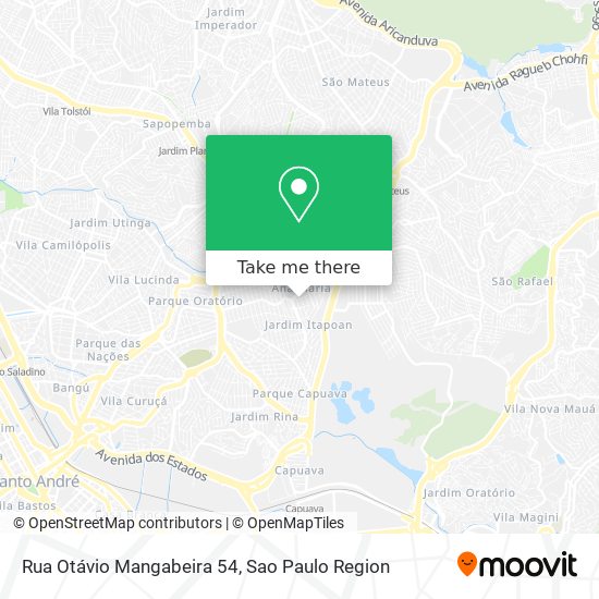 Mapa Rua Otávio Mangabeira 54