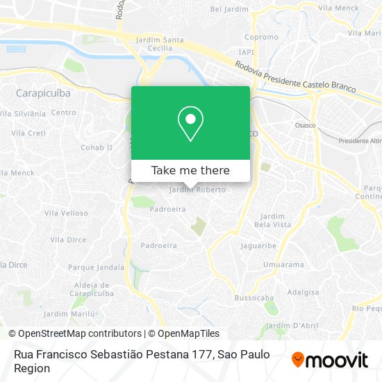 Rua Francisco Sebastião Pestana 177 map