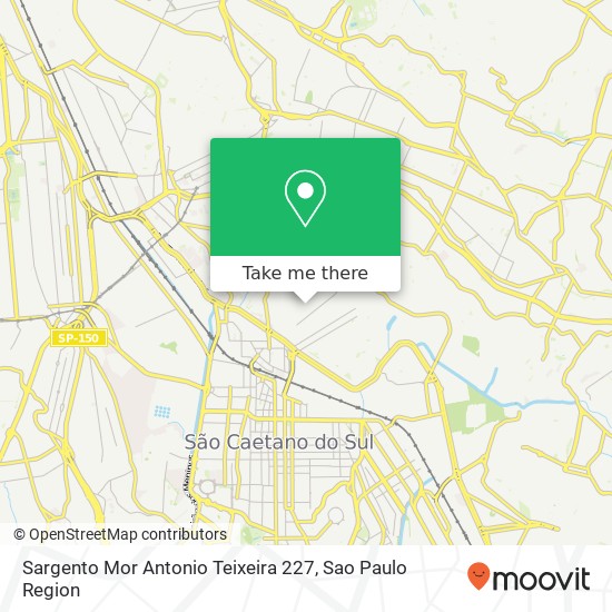 Sargento Mor Antonio Teixeira 227 map