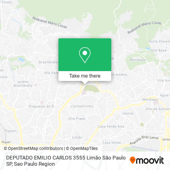 Mapa DEPUTADO EMILIO CARLOS  3555   Limão   São Paulo   SP