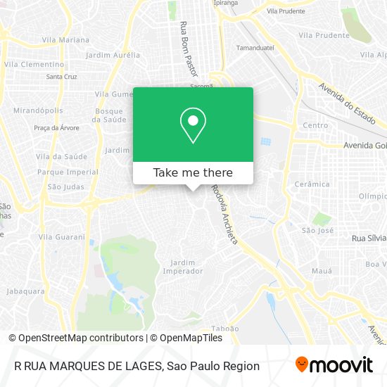 Mapa R RUA MARQUES DE LAGES