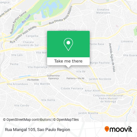 Rua Mangal  105 map