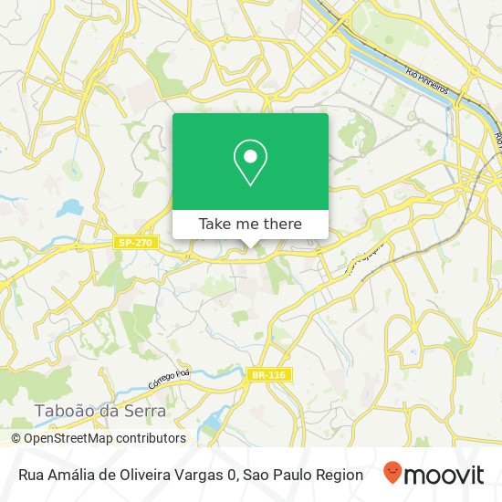 Rua Amália de Oliveira Vargas 0 map