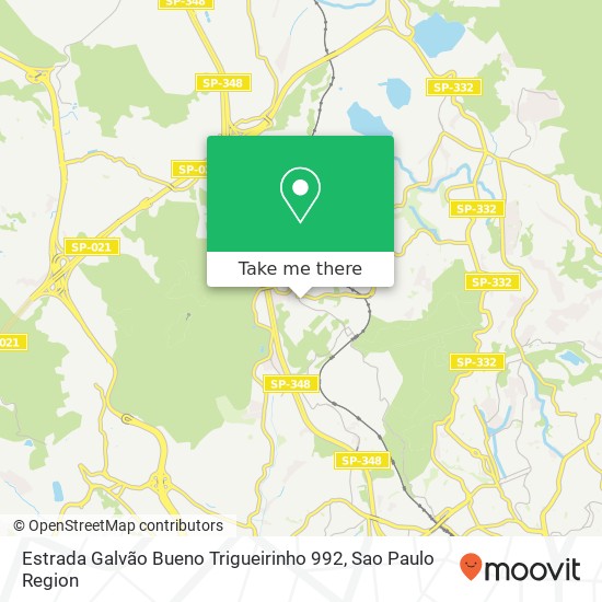 Estrada Galvão Bueno Trigueirinho 992 map