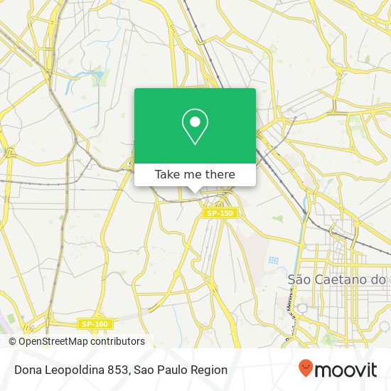 Dona Leopoldina 853 map