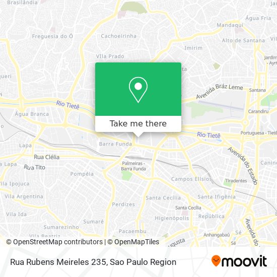 Rua Rubens Meireles 235 map