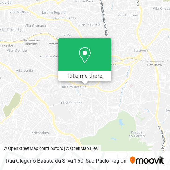 Rua Olegário Batista da Silva 150 map