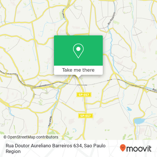Rua Doutor Aureliano Barreiros 634 map