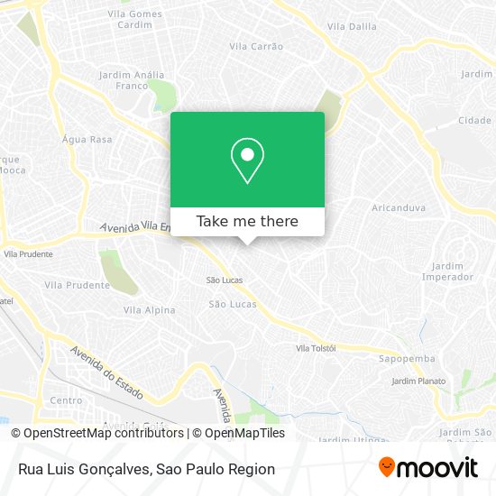 Rua Luis Gonçalves map