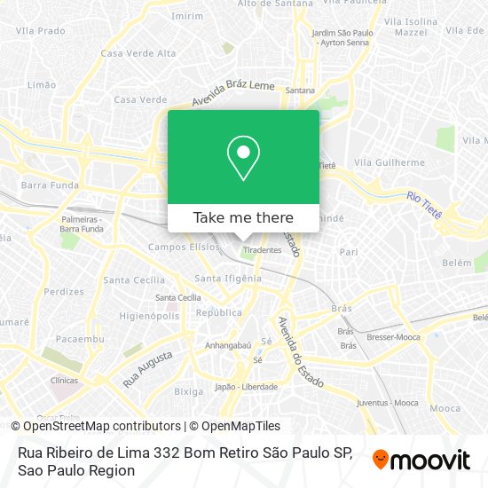 Rua Ribeiro de Lima  332   Bom Retiro   São Paulo   SP map
