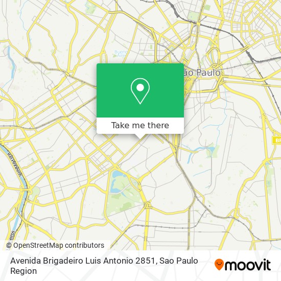 Mapa Avenida Brigadeiro Luis Antonio 2851