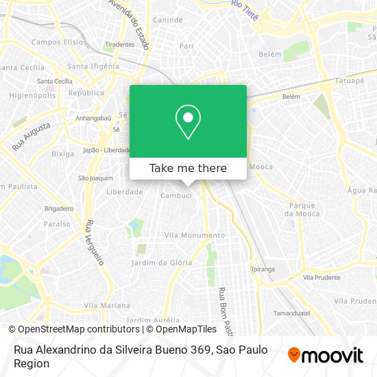 Mapa Rua Alexandrino da Silveira Bueno  369