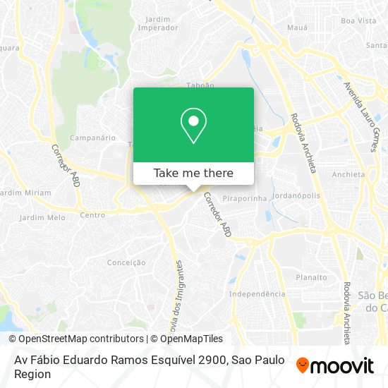 Mapa Av  Fábio Eduardo Ramos Esquível  2900