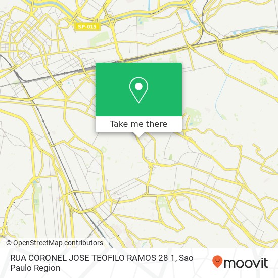 RUA CORONEL JOSE TEOFILO RAMOS  28 1 map