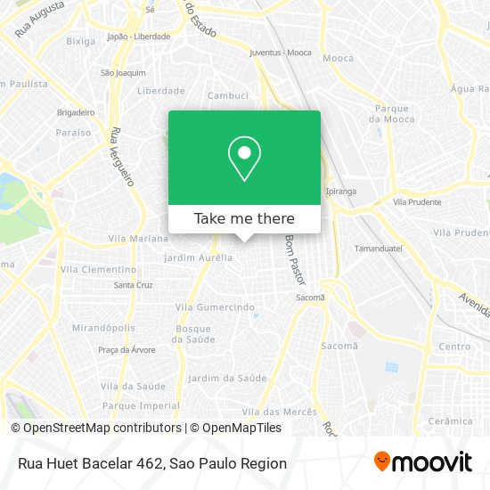 Mapa Rua Huet Bacelar  462