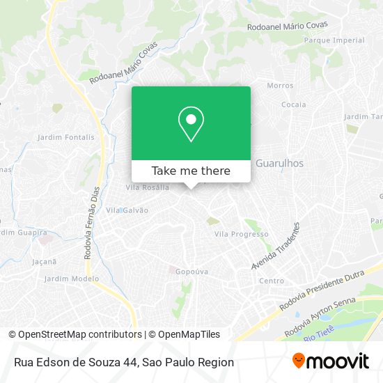 Mapa Rua Edson de Souza 44