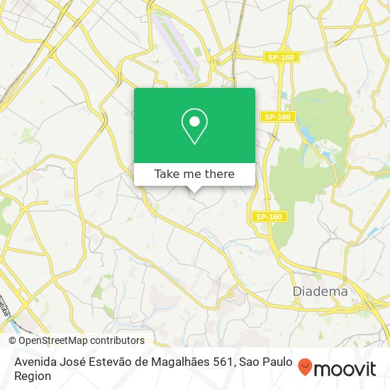 Mapa Avenida José Estevão de Magalhães 561