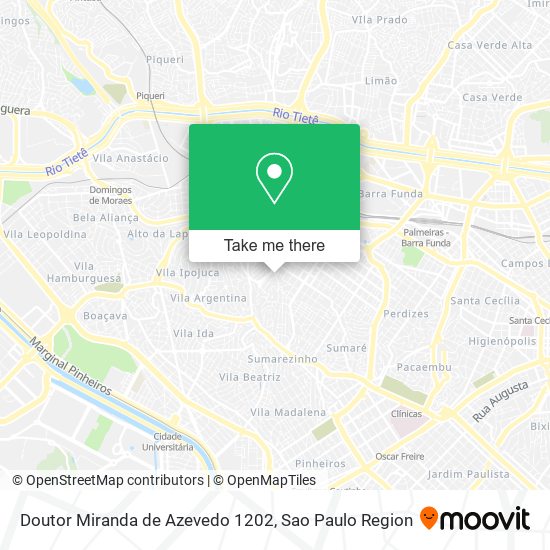 Mapa Doutor Miranda de Azevedo 1202