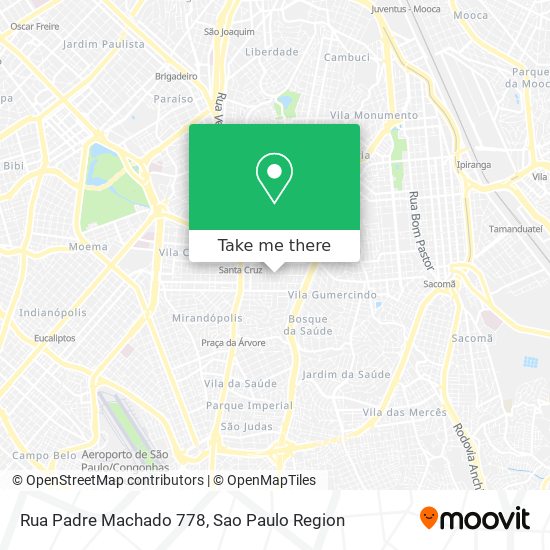 Rua Padre Machado 778 map