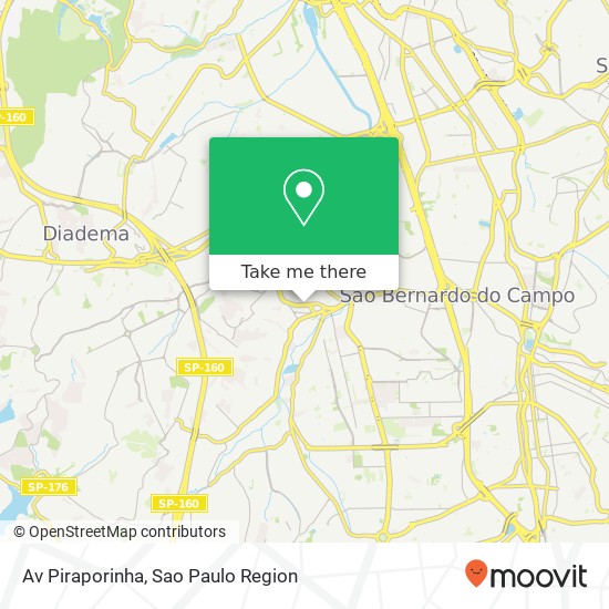 Av Piraporinha map