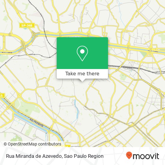 Mapa Rua Miranda de Azevedo