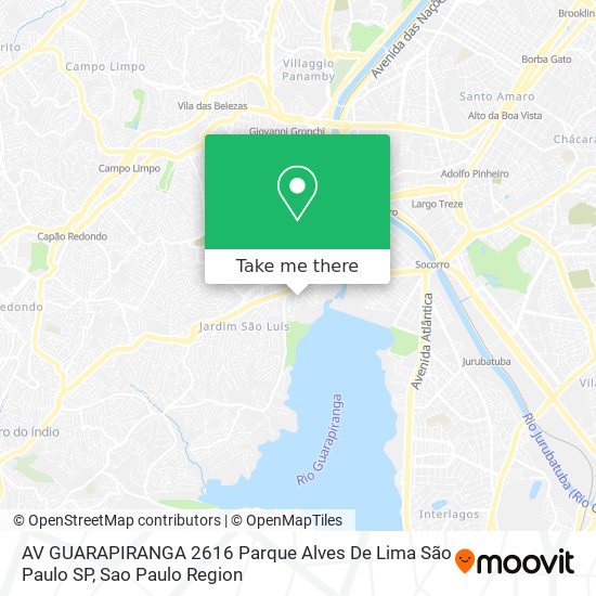AV GUARAPIRANGA  2616   Parque Alves De Lima   São Paulo   SP map