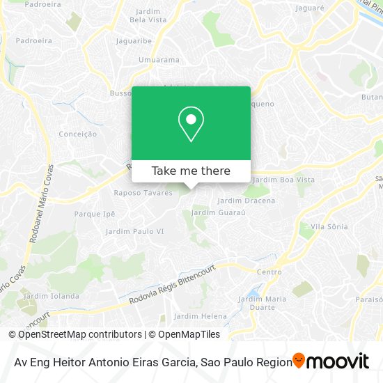 Av Eng Heitor Antonio Eiras Garcia map